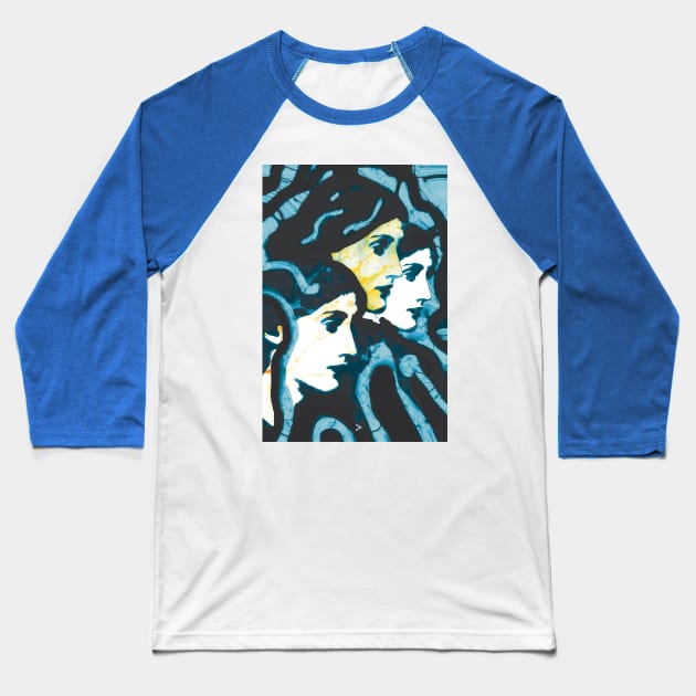 Virginia Woolf Blues Baseball T-Shirt by Exile Kings 